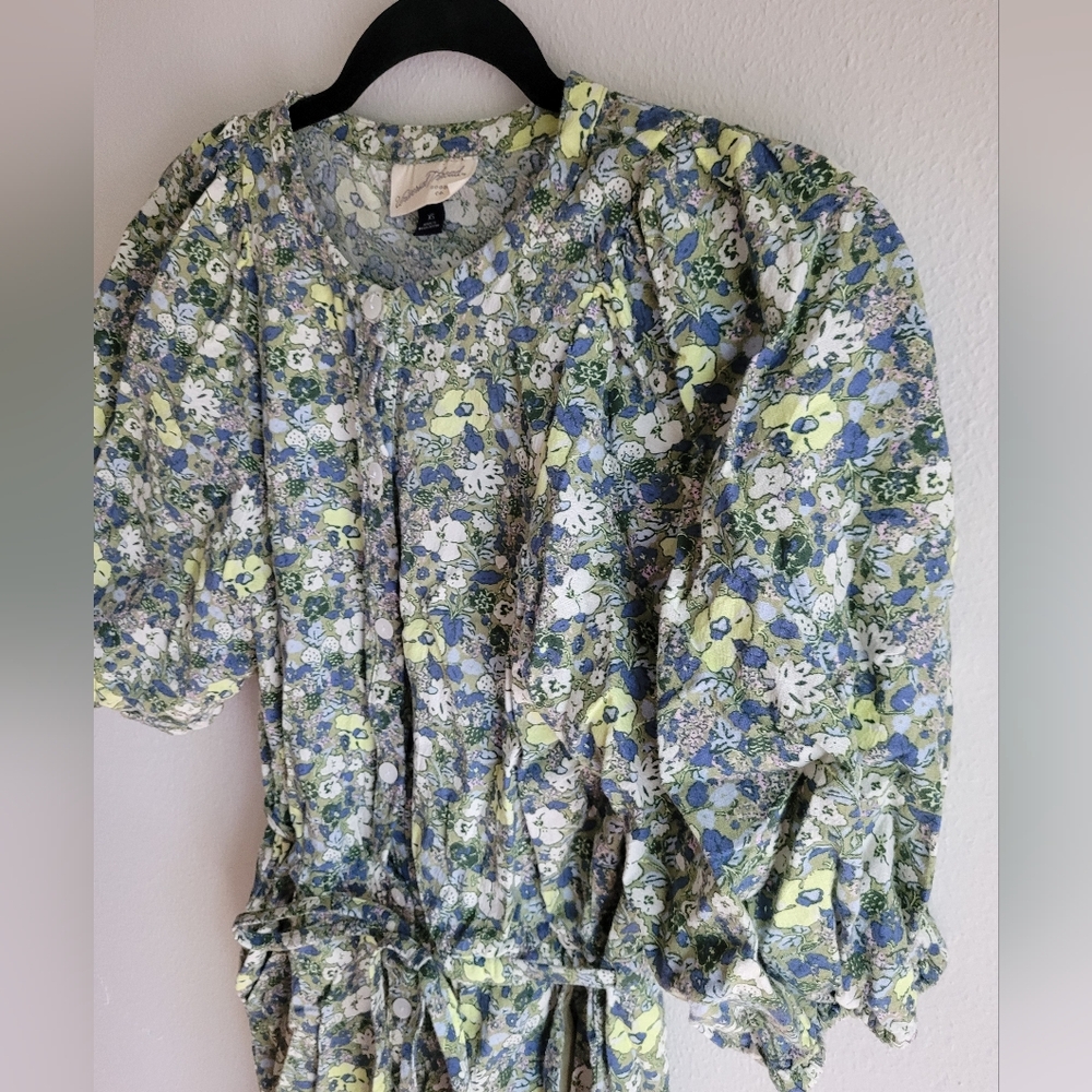 Universal Thread Floral Button-Down Top - image 2